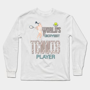 World's Okayest Tennis player in women Long Sleeve T-Shirt